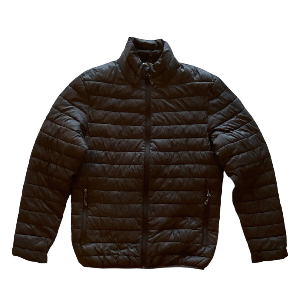 Swiss Tech Black Puffer Jacket Coat Size Small (34-36) Excellent New Condition!